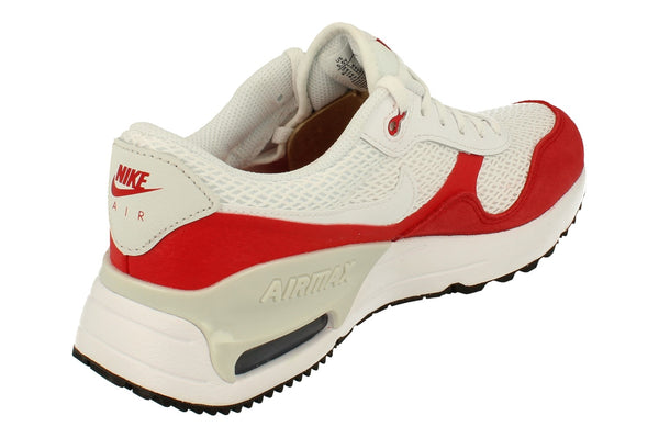 Nike Air Max System GS Trainers Dq0284  108 - White University Red 108 - Photo 0
