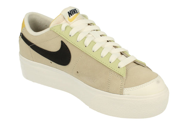Nike Womens Blazer Platform Trainers Dq0884  100 - Light Stone Off Noir 100 - Photo 0