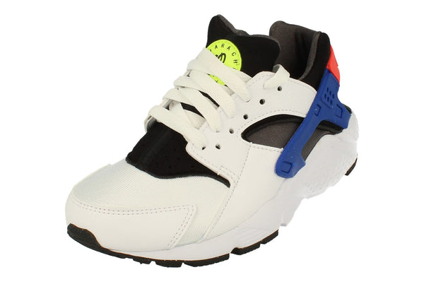 Nike Huarache Run GS Dq0975  100 - White Bright Crimson 100 - Photo 0