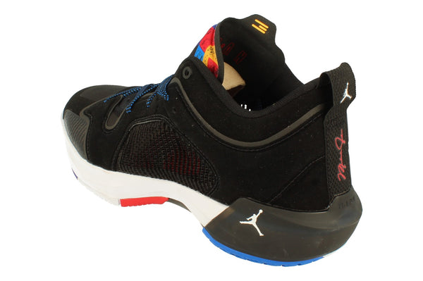 Nike Air Jordan Xxxvii Low Mens Basketball Trainers Dq4122  061 - Black White University Red 061 - Photo 0