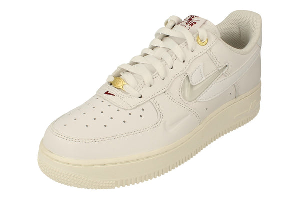 Nike Air Force 1 07 PRM Mens Trainers Dq7664  100 - White Sail Team Red 100 - Photo 0