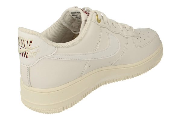 Nike Air Force 1 07 PRM Mens Trainers Dq7664  100 - White Sail Team Red 100 - Photo 0