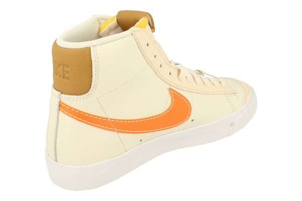 Nike Blazer Mid 77 Emb Mens Trainers Dq7674  001 - Phantom Hot Curry Pearl White 001 - Photo 0