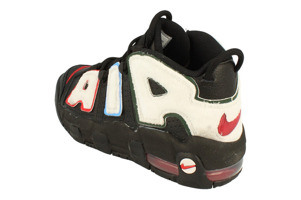 Nike Air More Uptempo GS Basketball Trainers Dq7780  001 - Black University Red White 001 - Photo 0