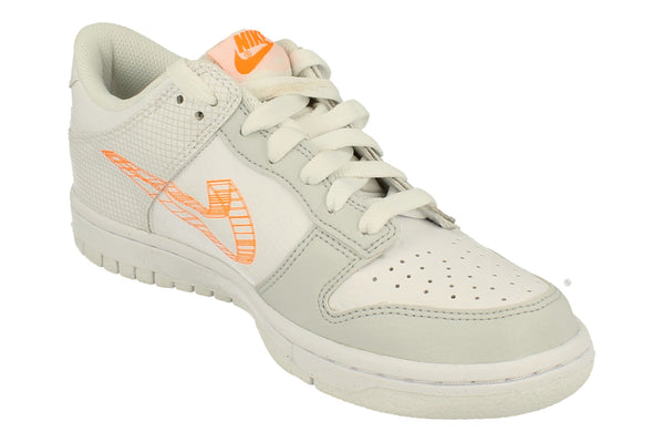 Nike Dunk Low Se GS M Trainers Dr0171  100 - White Total Orange 100 - Photo 0