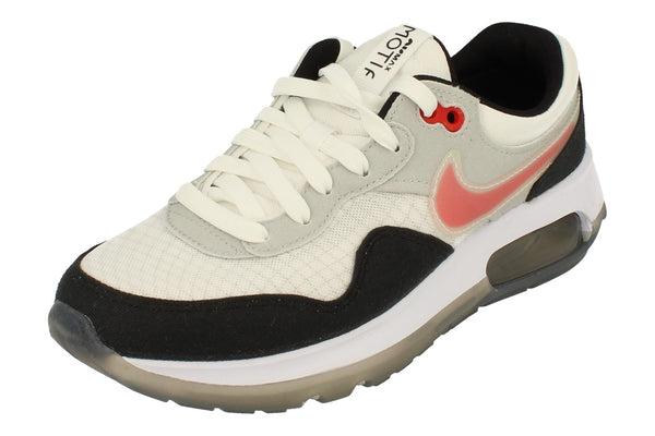 Nike Air Max Motif GS Trainers Dv3034  001 - Black Siren Red White Grey Fog 001 - Photo 0