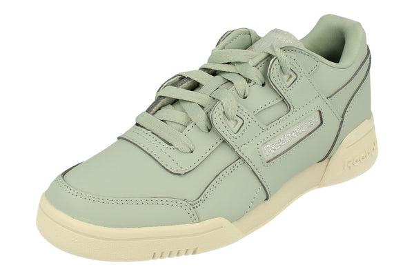 Reebok Workout Lo Plus Womens Sneakers  3777 - White Paper Rose Gold Dv3777 - Photo 0