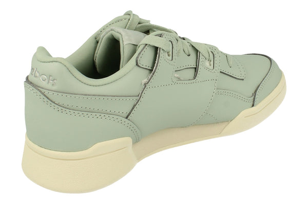 Reebok Workout Lo Plus Womens Sneakers  3777 - White Paper Rose Gold Dv3777 - Photo 0
