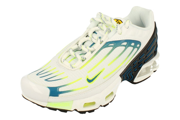 Nike Air Max Plus III GS Trainers Dv7138  100 - White Marina Volt Black 100 - Photo 0