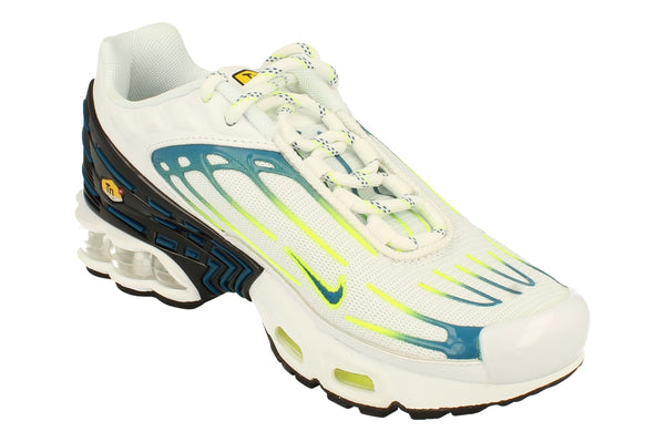 Nike Air Max Plus III GS Trainers Dv7138  100 - White Marina Volt Black 100 - Photo 0