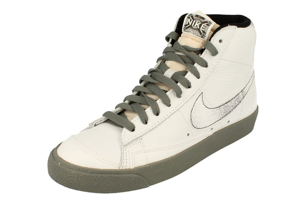 Nike Blazer Mid 77 Emb Mens Trainers Dv7194  100 - White Smoke Grey Black White 100 - Photo 0