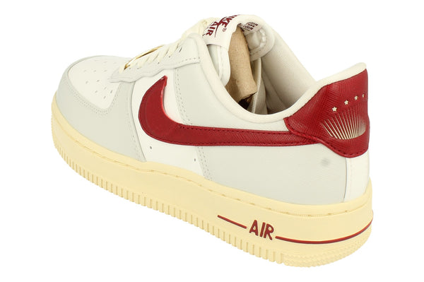 Nike Air Force 1 07 Se Womens Trainers Dv7584  001 - Photon Dust Team Red 001 - Photo 0