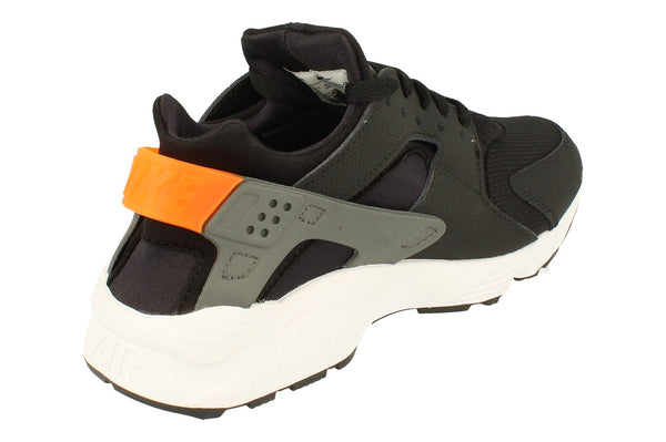 Nike Air Huarache Mens Dx2659  001 - Black Iron Grey Safety Orange 001 - Photo 0