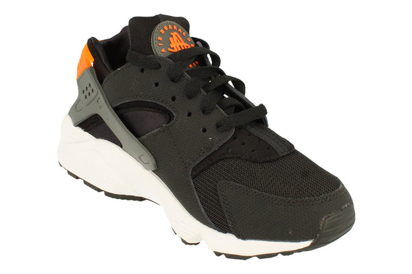 Nike Air Huarache Mens Dx2659  001 - Black Iron Grey Safety Orange 001 - Photo 0