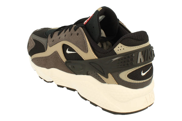 Nike Air Huarache Runner Mens Dz3306  003 - Black White Medium Ash Khaki 003 - Photo 0