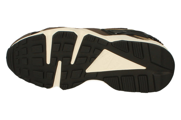 Nike Air Huarache Runner Mens Dz3306  003 - Black White Medium Ash Khaki 003 - Photo 0