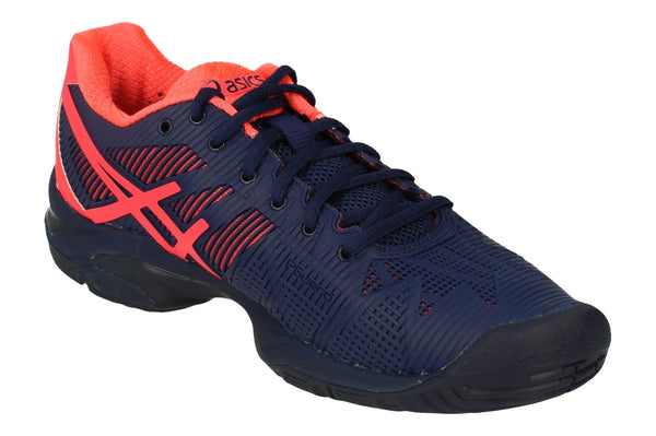 Asics Gel-Solution Speed 3 Womens Tennis Shoes E650N  4920 - Indigo Blue Diva Pink 4920 - Photo 0