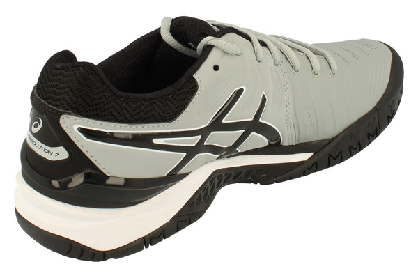Asics Gel-Resolution 7 Mens Tennis Shoes E701Y  9690 - Mid Grey Black White 9690 - Photo 0