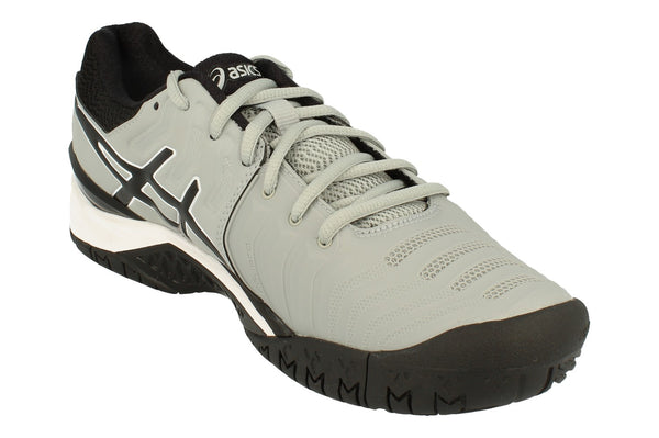 Asics Gel-Resolution 7 Mens Tennis Shoes E701Y  9690 - Mid Grey Black White 9690 - Photo 0