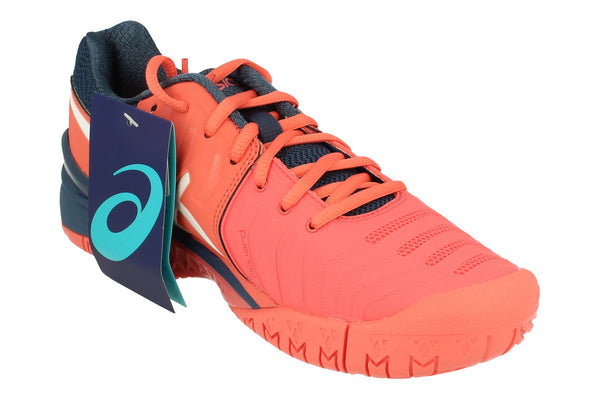 Asics Gel-Resolution 7 Womens Tennis Shoes E751Y Sneakers Trainers  701 - Papaya White 701 - Photo 0