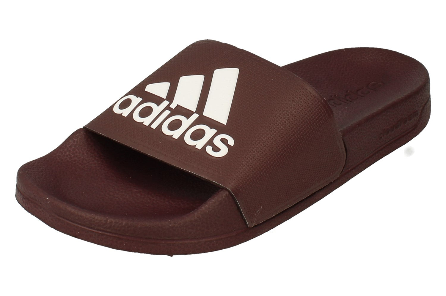 adidas adilette burgundy