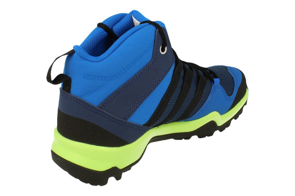 Adidas Hiking Terrex Ax2R Mid R.Rdy Kids Trainers Sneakers  EF2246 - Blue Black Green Ef2246 - Photo 0