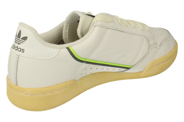 Adidas Originals Continental 80 Mens Trainers Sneakers  - White Grey Green Ef5992 - Photo 0