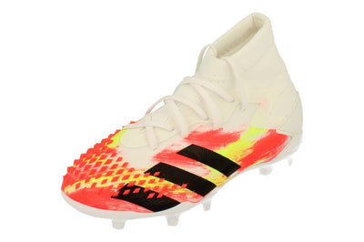 Adidas Predator Mutator 20.1 FG Junior Football Boots  EG1608 - White Black Pop Eg1608 - Photo 0