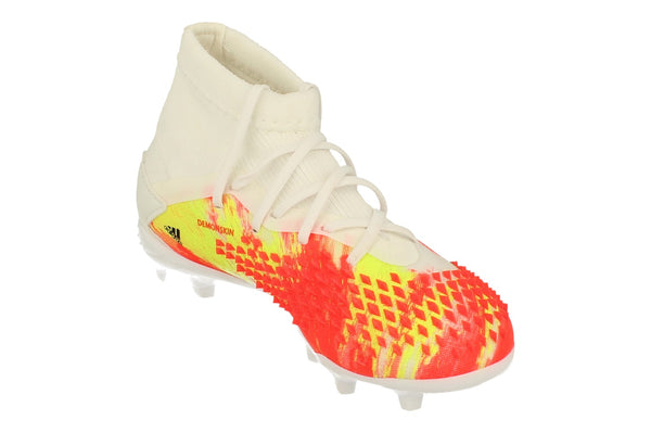 Adidas Predator Mutator 20.1 FG Junior Football Boots  EG1608 - White Black Pop Eg1608 - Photo 0