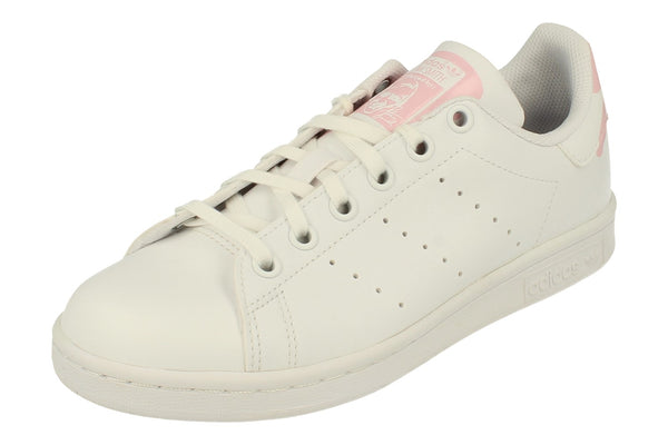 Adidas Originals Stan Smith Junior Trainers Sneakers  - White White Pink Eg7306 - Photo 0