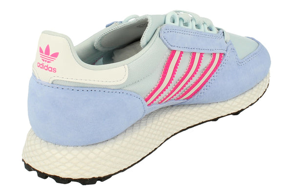 Adidas Originals Forest Grove Womens Trainers Sneakers  EH0321 - Grey Pink Eh0321 - Photo 0