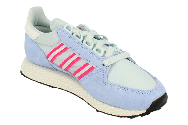 Adidas Originals Forest Grove Womens Trainers Sneakers  EH0321 - Grey Pink Eh0321 - Photo 0