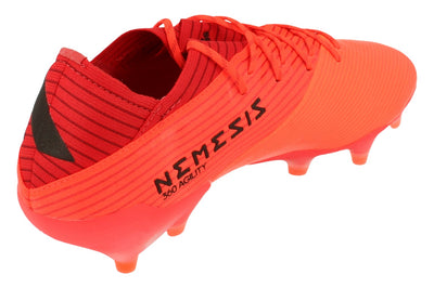 Adidas Nemeziz 19.1 FG Mens Football Boots  - Red Black Eh0770 - Photo 2