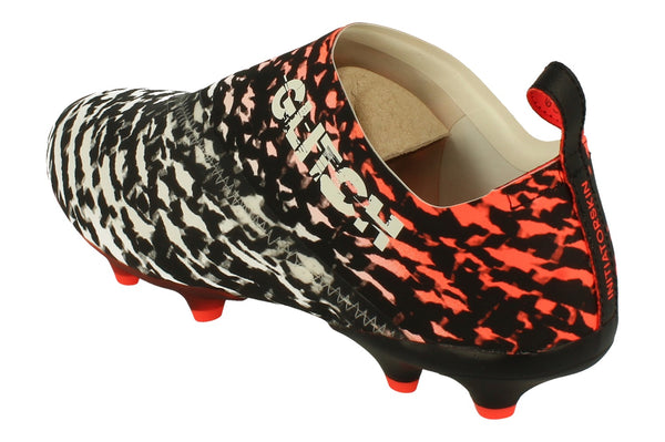 Adidas Men's Glitch Outerskin in a leapord-print design. This orange and white colourway offers an eccentric design.