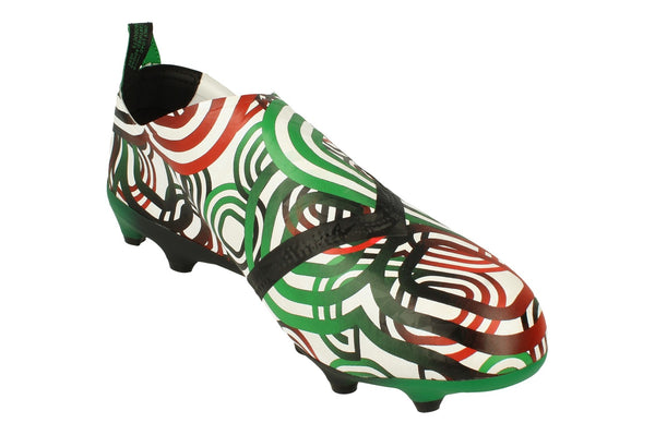 Adidas Men's Glitch Outerskin in a red, black, white, and green colourway.