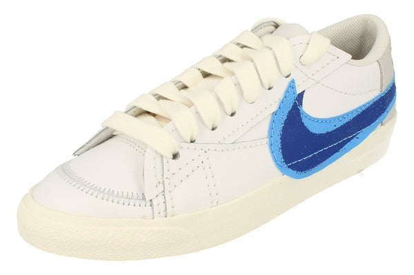 Nike Blazer Low 77 Jumbo Mens Trainers Fn3413  100 - White University Blue Sail 100 - Photo 0