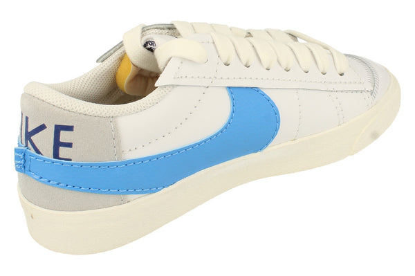 Nike Blazer Low 77 Jumbo Mens Trainers Fn3413  100 - White University Blue Sail 100 - Photo 0
