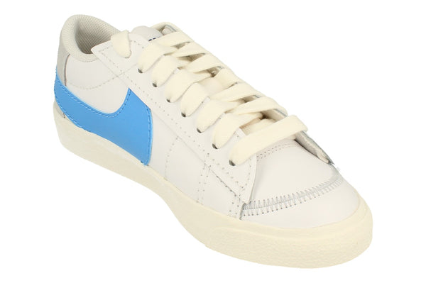 Nike Blazer Low 77 Jumbo Mens Trainers Fn3413  100 - White University Blue Sail 100 - Photo 0