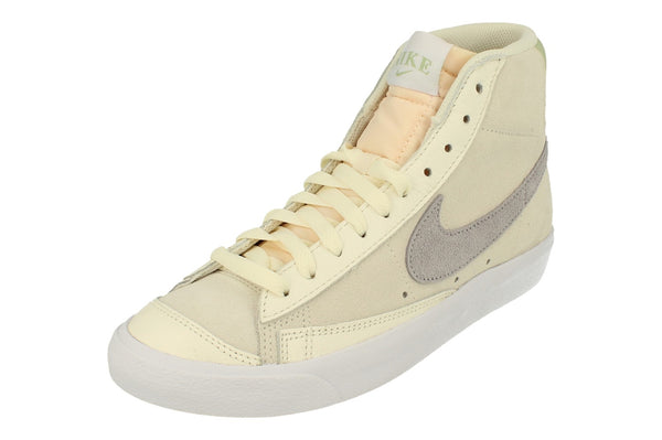 Nike Womens Blazer Mid 77 Trainers Fn7775  100 - Pale Ivory Pewter Honey Dew 100 - Photo 0