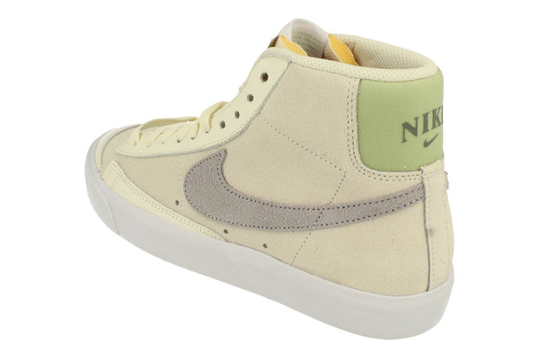 Nike Womens Blazer Mid 77 Trainers Fn7775  100 - Pale Ivory Pewter Honey Dew 100 - Photo 0