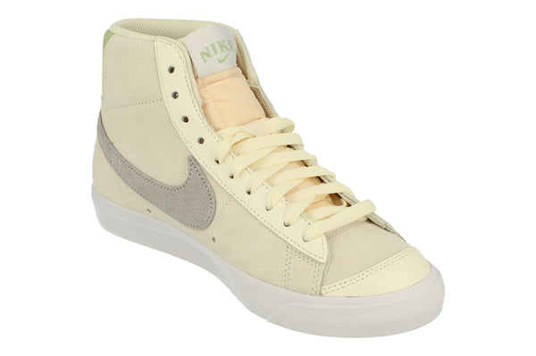 Nike Womens Blazer Mid 77 Trainers Fn7775  100 - Pale Ivory Pewter Honey Dew 100 - Photo 0