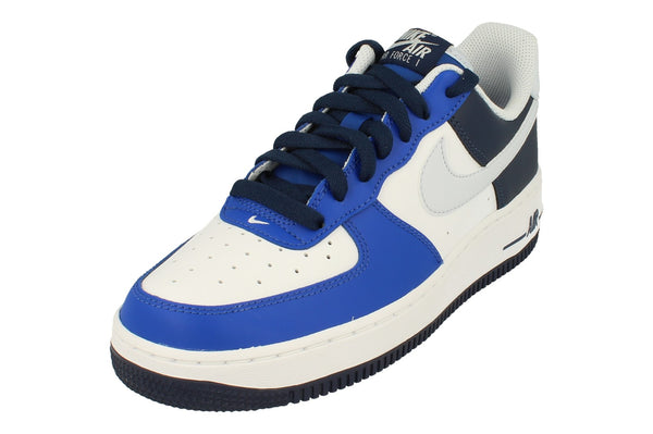 Nike Air Force 1 07 LV8 Mens Trainers Fq8825  100 - White Football Grey Gamer Royal 100 - Photo 0