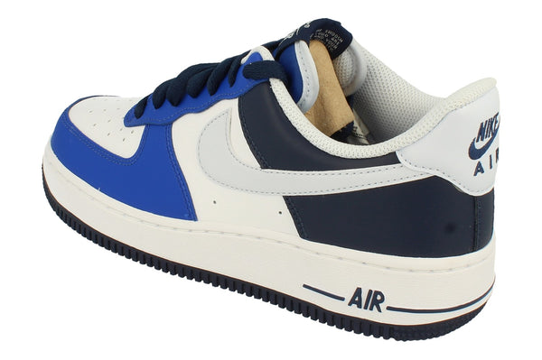 Nike Air Force 1 07 LV8 Mens Trainers Fq8825  100 - White Football Grey Gamer Royal 100 - Photo 0