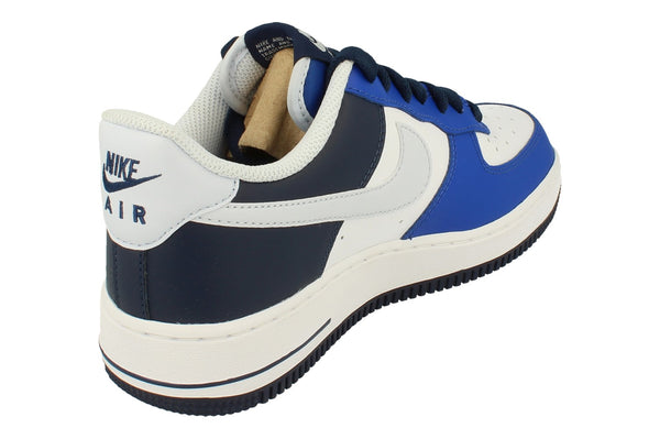 Nike Air Force 1 07 LV8 Mens Trainers Fq8825  100 - White Football Grey Gamer Royal 100 - Photo 0