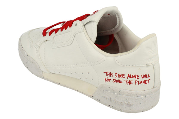 Adidas Originals Continental 80 Mens Trainers Sneakers  FU9787 - White White Red Fu9787 - Photo 0