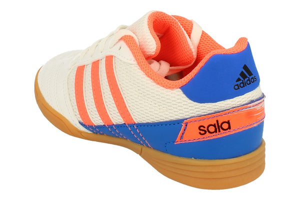 Adidas Super Sala Junior Football Boots Trainers  FV2633 - White Orange Blue Fv2633 - Photo 0