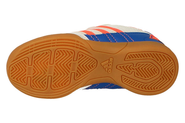 Adidas Super Sala Junior Football Boots Trainers  FV2633 - White Orange Blue Fv2633 - Photo 0