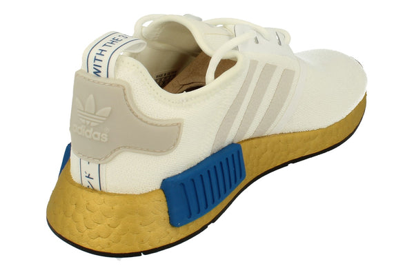 Adidas Originals Nmd_R1 Mens Sneakers  FV3642 - White Gold Blue Fv3642 - Photo 0