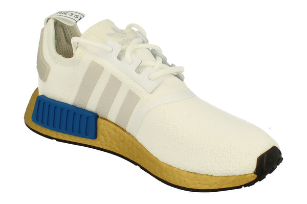 Adidas Originals Nmd_R1 Mens Sneakers  FV3642 - White Gold Blue Fv3642 - Photo 0