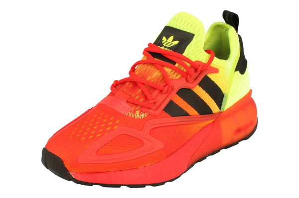 Adidas Originals Zx 2K Boost Junior Sneakers Fv8595 FV8595 - Yellow White Red Fv8595 - Photo 0